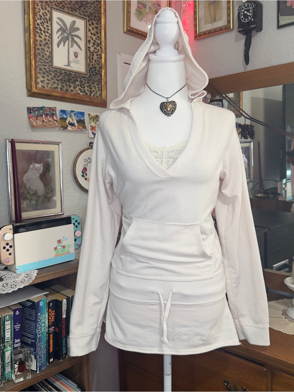 Y2K Hooded Pullover Top - Picture 8 of 9